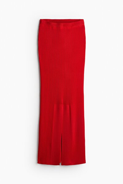 H&M Lastik Örgülü Kalem Etek