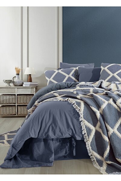 Dantela Garcia Double Personality Baklava Slice Bedspread & Duvet Cover Set -...