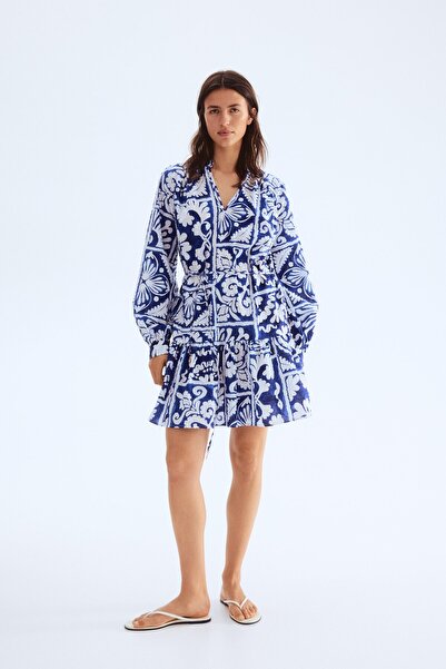 H&M Plumeti Elbise