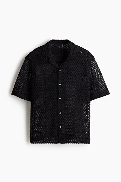 H&M Erkek Yaka Gömlek Loose Fit