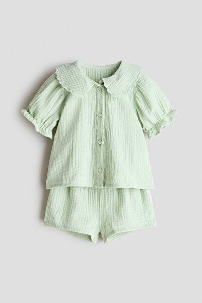 H&M 2-piece cotton muslin set