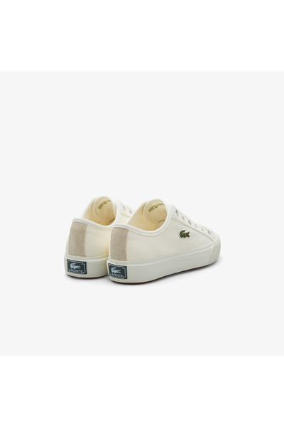 Lacoste Backcourt Kadın Krem Sneaker