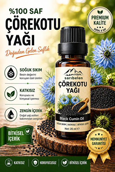 sarıbelen Black Cumin Oil 20 ml