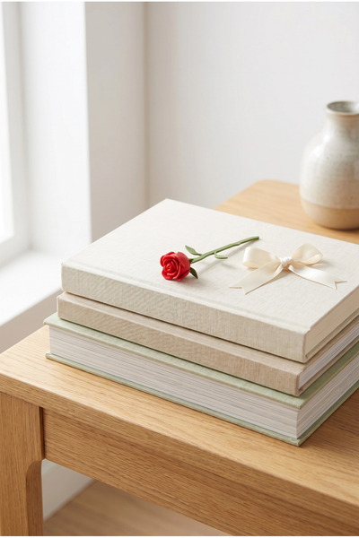 Decorstation علامة كتاب مزخرفة بتصميم الوردة