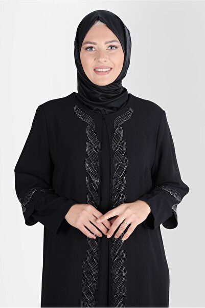 Alvina VATKALI TAŞLI KREP ELBİSE 20223