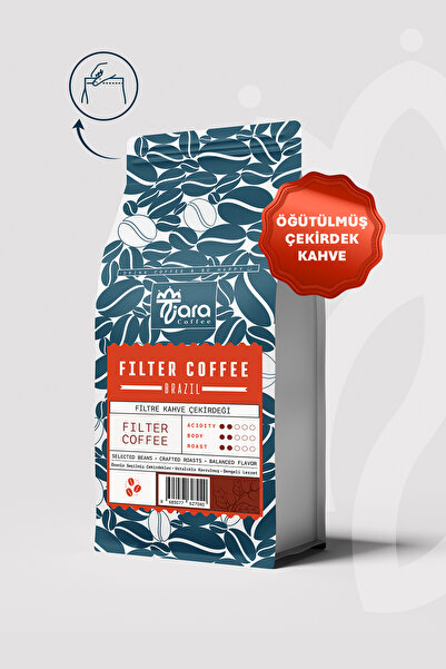 Tiara Coffee Öğütülmüş Filtre Kahve 250g | Az Kavrulmuş %100 Arabica | Yumuşa...