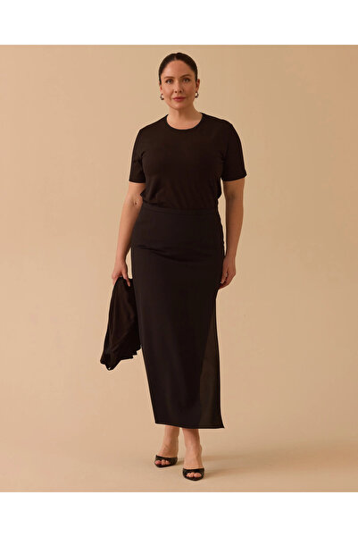 Gala-Xi Plus Size Ankle Length Classic Skirt