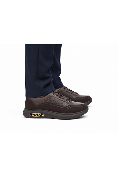 Dropland Brown Men's Casual Genuine Leather Comfortable Shoes Lightweight Ort...