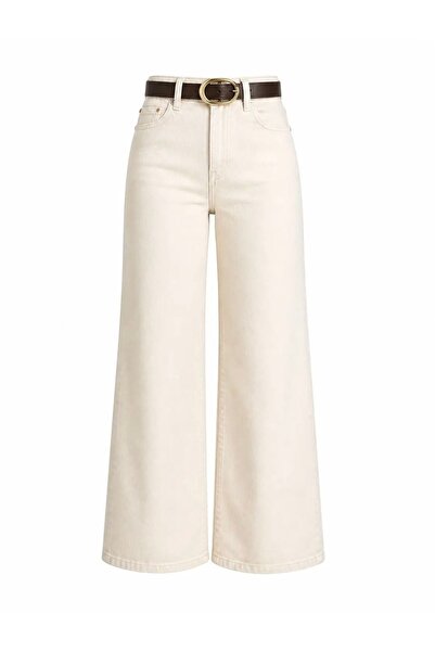 Utica Jeans Ζερζέρ Καμπάνα Παλάτσο Τζιν με ζώνη