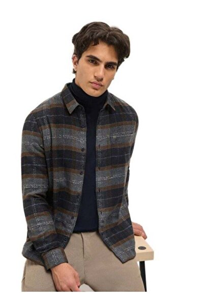 The Bear House Men's Multi-color Checkered Slim Fit Casual Shirt For Every Oc...