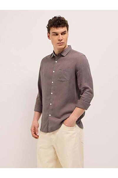 The Bear House Men's long Sleeve Shirt, breathable, soft comfort Fabric