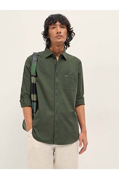 The Bear House Men's long Sleeve Shirt, breathable, soft comfort Fabric