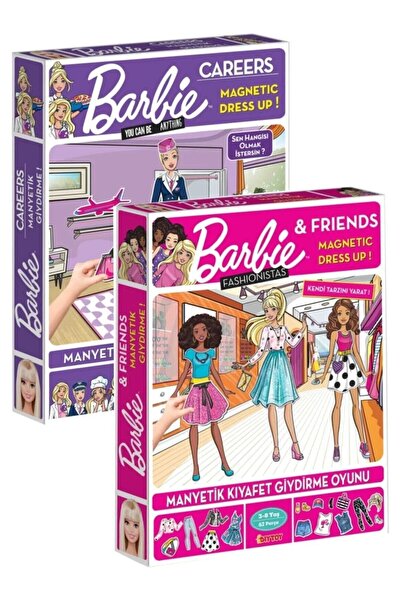Diytoy Barbie Manyetik Kıyafet Giydirme Ve Barbie Diytoy Manyetik Kıyafet Giy...