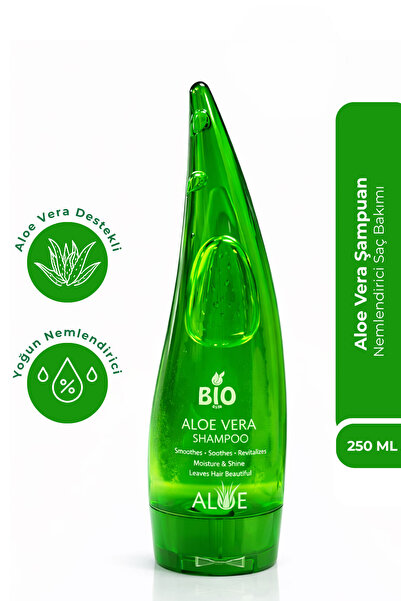 Bio Asia Aloe Vera Şampuan – Nemlendirici & Yumuşatıcı Günlük Saç Bakımı 250 ml