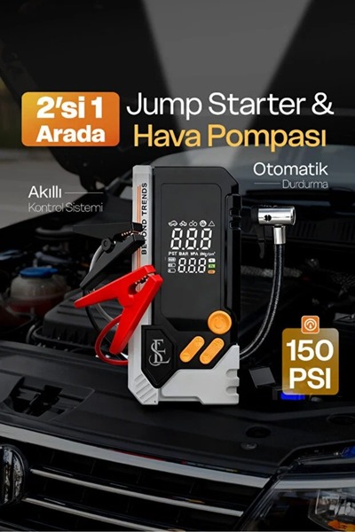 EN SİGA Akıllı Akü Şarj ve Onarım Cihazı 12.000 Mah 24V/8A 12V/15A Yaz-Kış Mo...