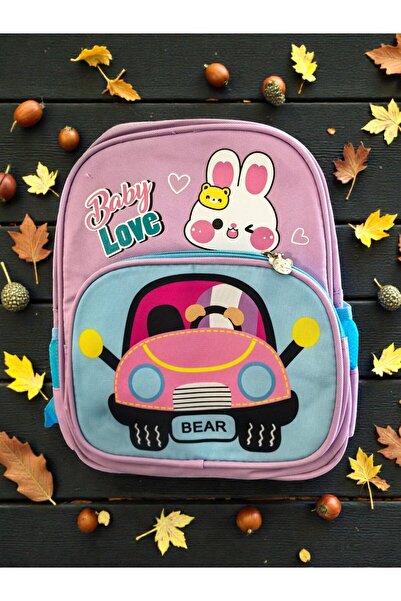 Pravalia Magica "Little Driver" Preschool Backpack - Purple - 3D Design with ...