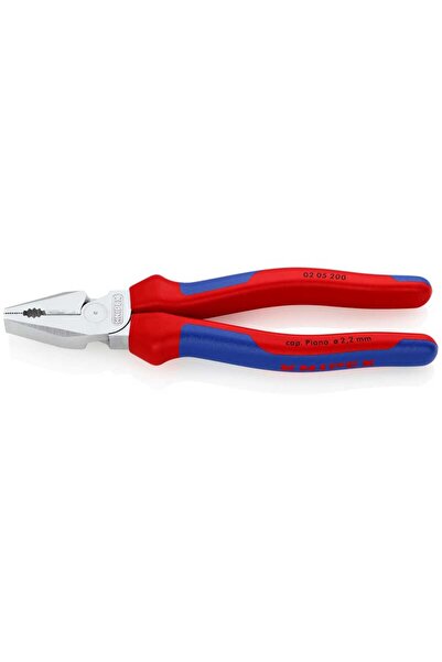 Knipex 02 05 200, πένσα ατσαλοσύρματος επιχρωμιωμένη, 200mm