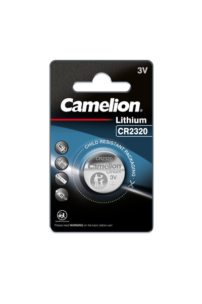CAMELİON Baterie Litiu CR2320 / BR2320 3V 130mAh, Dimensiuni 23x2.0 mm, Pentr...