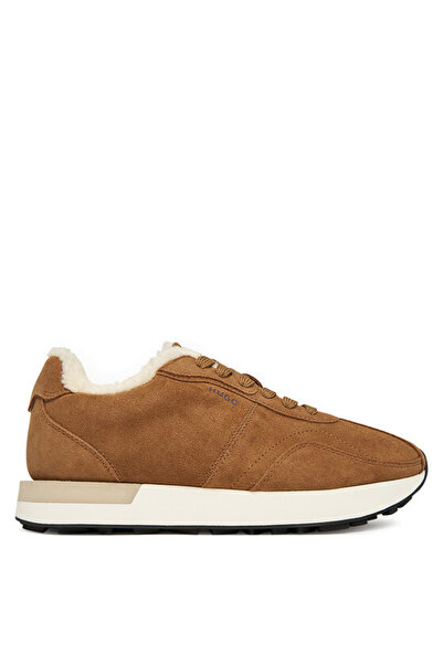 HUGO Kahve Kadın Deri Sneaker Kiria_Runn_sdf