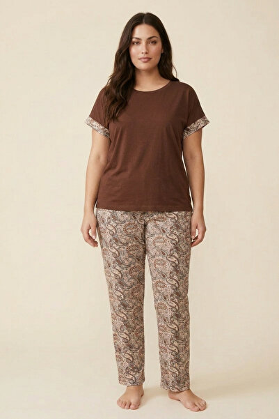 Siyah İnci Γυναικεία Πιτζάμα Plus Size "Siyah Inci" BONNIE