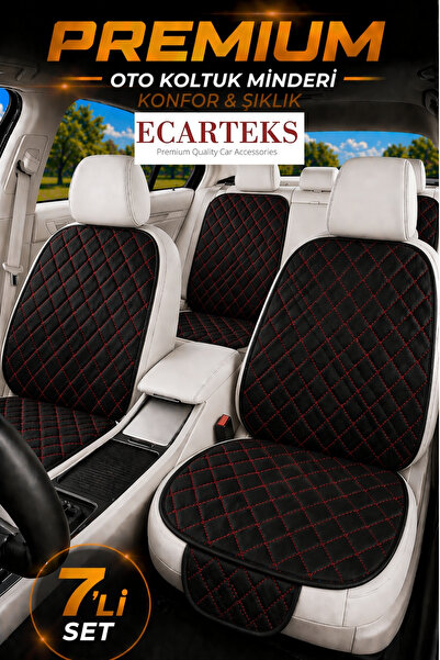 ECARTEKS PREMİUM QUALİTY CAR ACCESSORİES Terletmez Cepli Oto Koltuk Minder Se...