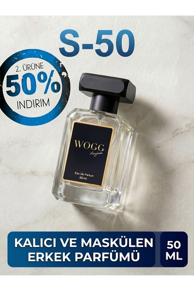 WOGG PARFÜM S50 Suvagee | Uzun Süre Kalıcı ve Etkileyici Erkek Parfüm | EDP 5...
