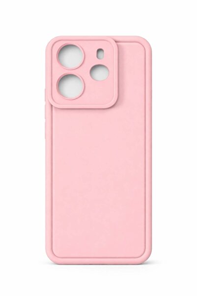Vissona mi Redmi Note 14 Uyumlu Kamera Çıkıntılı Mat Silikon Telefon Kılıfı
