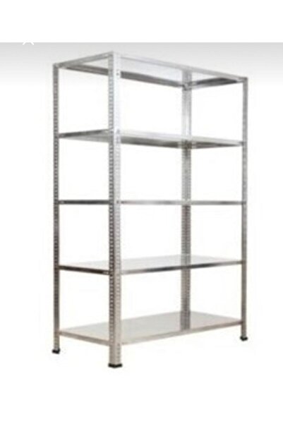 Genel Markalar Çelikrafburada 5 Katlı Galvaniz Çelik Raf Arşiv Rafı Depo Rafı Kiler Rafı 31x60x200