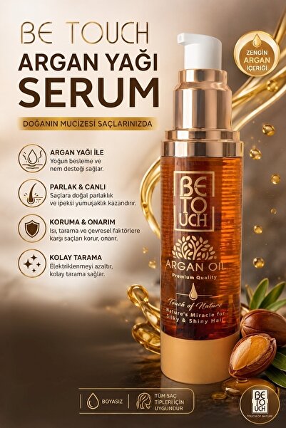 Be Touch Argan El Vücut ve Saç Bakım Yağı 50 ml