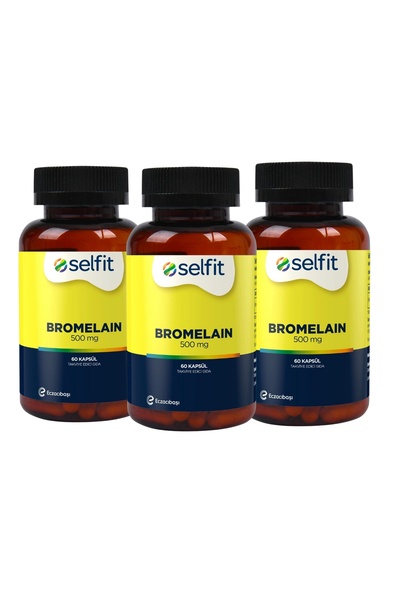 Selfit Bromelain 500 Mg 60 Kapsül X 3 Adet