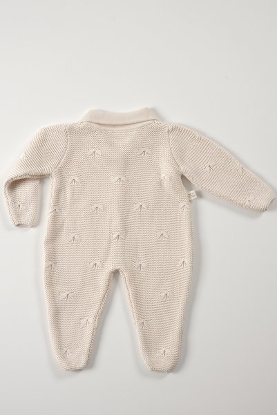 tinylamb 4 Piece Newborn Baby Knitted Knitwear Jumpsuit and Hospital Discharge Set - 0-3 Months