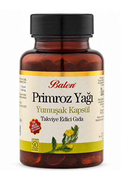 Balen PRİMROZ YAĞI YUMUŞAK KAPSÜL 650 MG*90