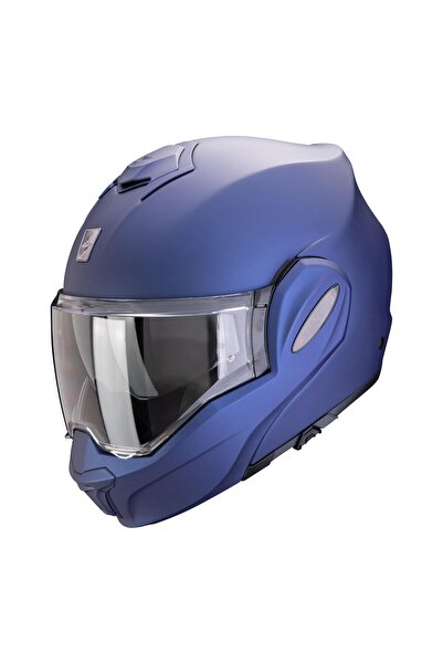 Scorpion Exo-Tech Evo Pro Çene Açılabilir Motosiklet Kaskı Mavi