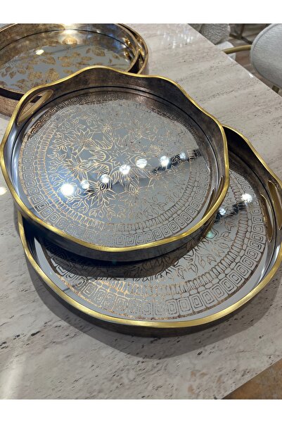 KARCILAR HOME STORE ev dekorasyonu ikili aynalı varaklı