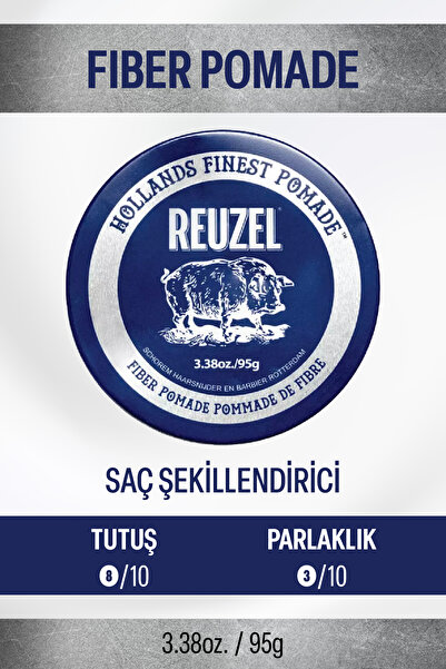 Reuzel Tüm Saç Tipleri için Fiber Pomade Water Soluble Saç Şekillendirici 3.3...