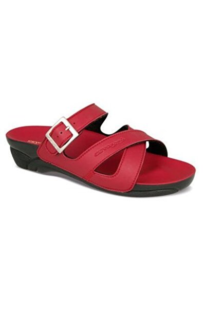 Ceyo Venice 2I Red Orthopedic Women's Slippers