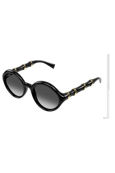 Gucci GG2059S 001/ Ekartman: 51*19-140 Kadın Güneş Gözlüğü Siyah Kemik Çerçev...