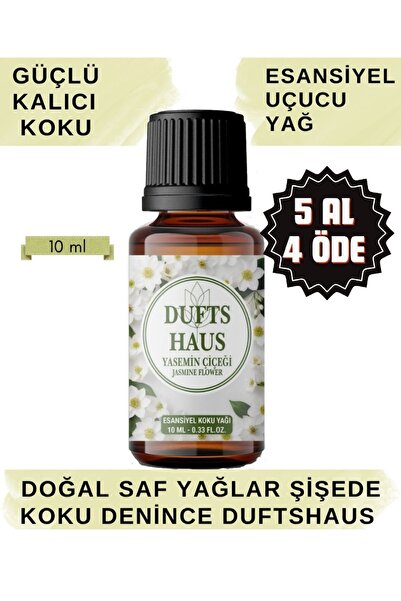 duftshaus Saf Yasemin Esansiyel Uçucu Koku Yağı Difüzör Esansı Buhurdanlık Ya...