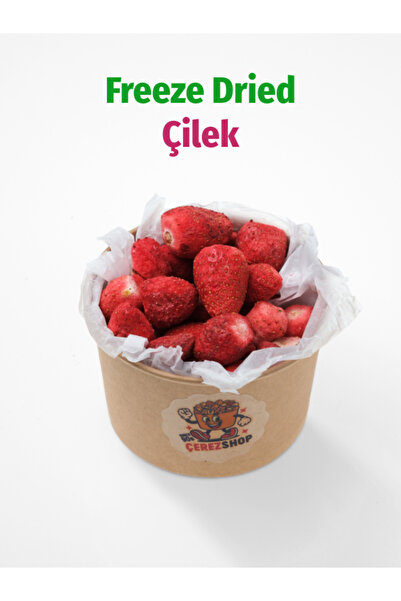 Çilek Kuru Meyve Cipsi – Dondurularak Kurutulmuş Freeze Dried Çilek %100 Doğal Atıştırmalık 20 Gr