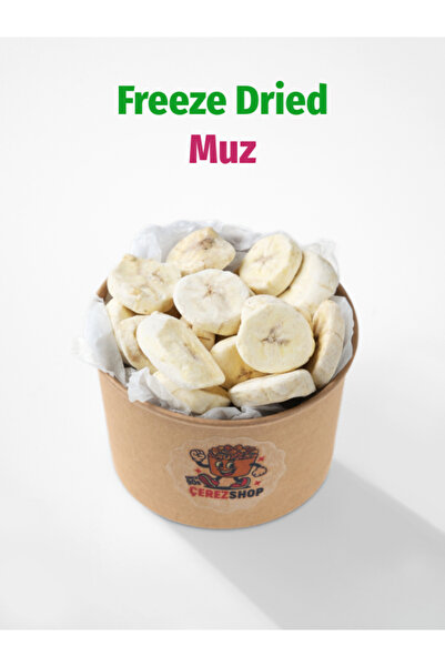 ÇITLAT ÇEREZ SHOP Muz Kuru Meyve Cipsi - Dondurularak Kurutulmuş Freeze Dried...