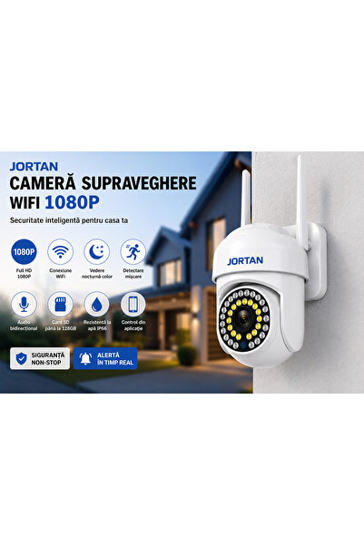 Deliny Cameră de supraveghere, 1080P, WIFI, IP66, Wireless, Viziune nocturnă ...