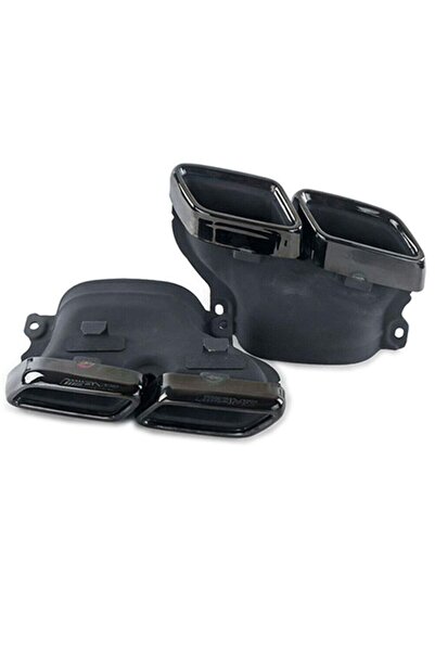 autogp Mercedes w205 w212 w213 c63 amg egzoz ucu set siyah 4 çıkış