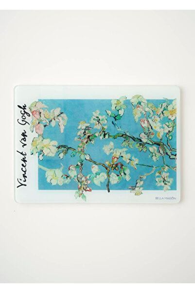Bella Maison Van Gogh Almond Blossom Glass Cutting Board (35X25 cm)