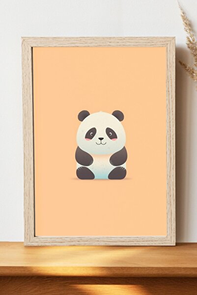 Luna Marissa Μίνιμαλ αφίσα Panda - Αφίσα τοίχου από γυαλιστερό χαρτί χωρίς πλ...