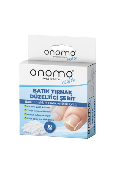 Onomo Health Batık Tırnak Düzeltici Şerit 10 Adet