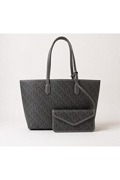 Nbag NB grey tote bag