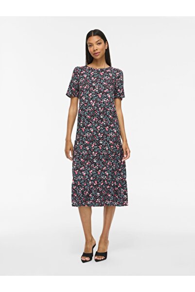 VILA Maxikleid Kurzarm
