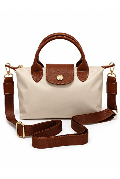 shopExxtra Katlanabilir Omuz Çantası - Shopper Bag Kadın Çantası No:0-( 28x13 cm)