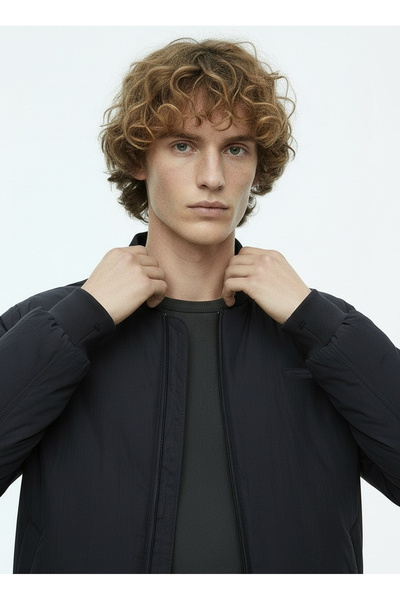 Calvin Klein Jeans Siyah Erkek Bomber Regular Fit Ceket LVGMF5O502UB1 BOMBER