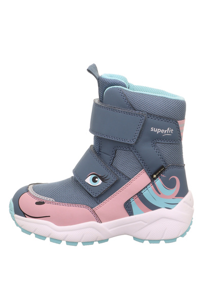 Superfit Lacivert-Pembe Kız Çocuk Kar Botu 1-009167-8040-2